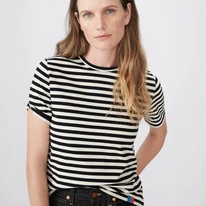 KULE The Modern Black/White Striped T-Shirt